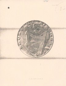 Copy of an image of the design by Ivan Mestrović for Saorstát / freestate coins